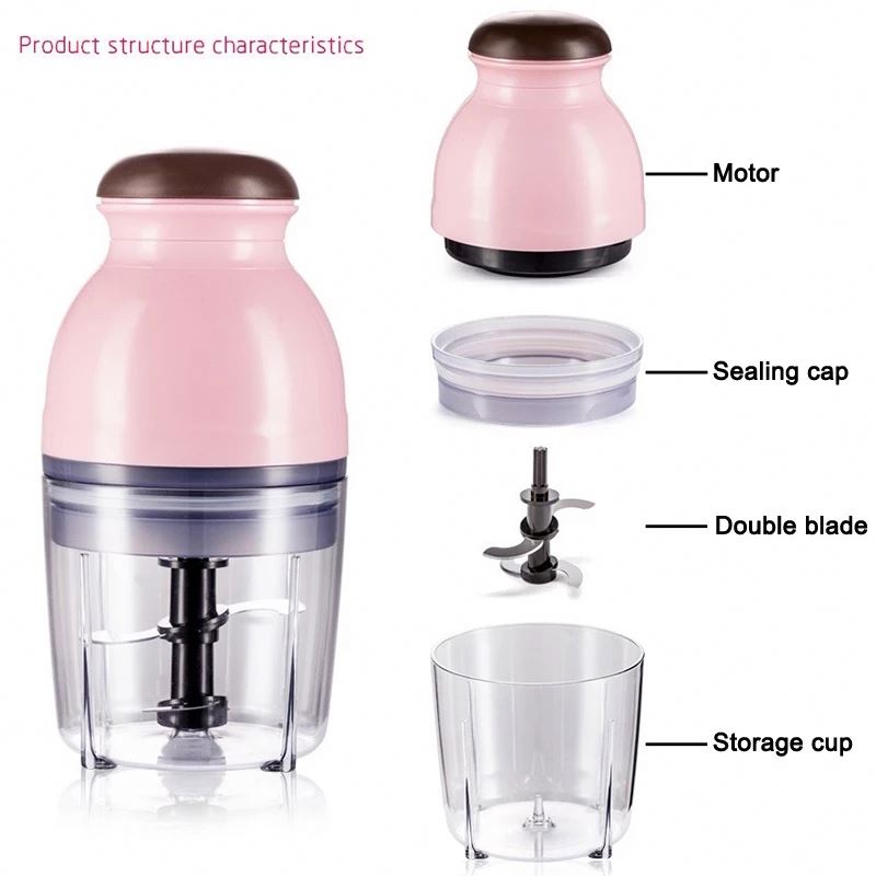 Electric Mini Food Processor Blender