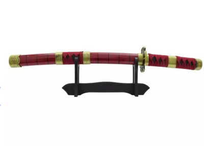 Pirate Hunter Red Katana – Carbon Steel Sword Replica