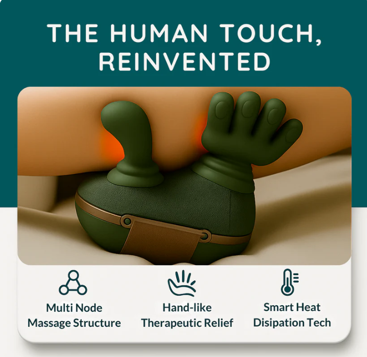 The Relaxation neck Massager with Heat & Deep Tissue Relief