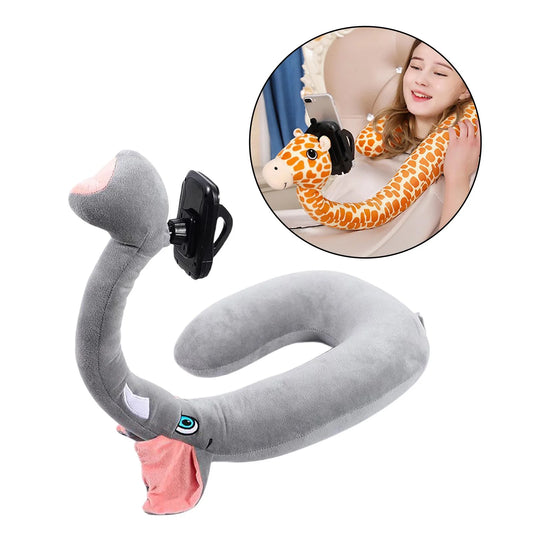 Neck Pillow Phone Holder for Bed | Travel |Random Colour