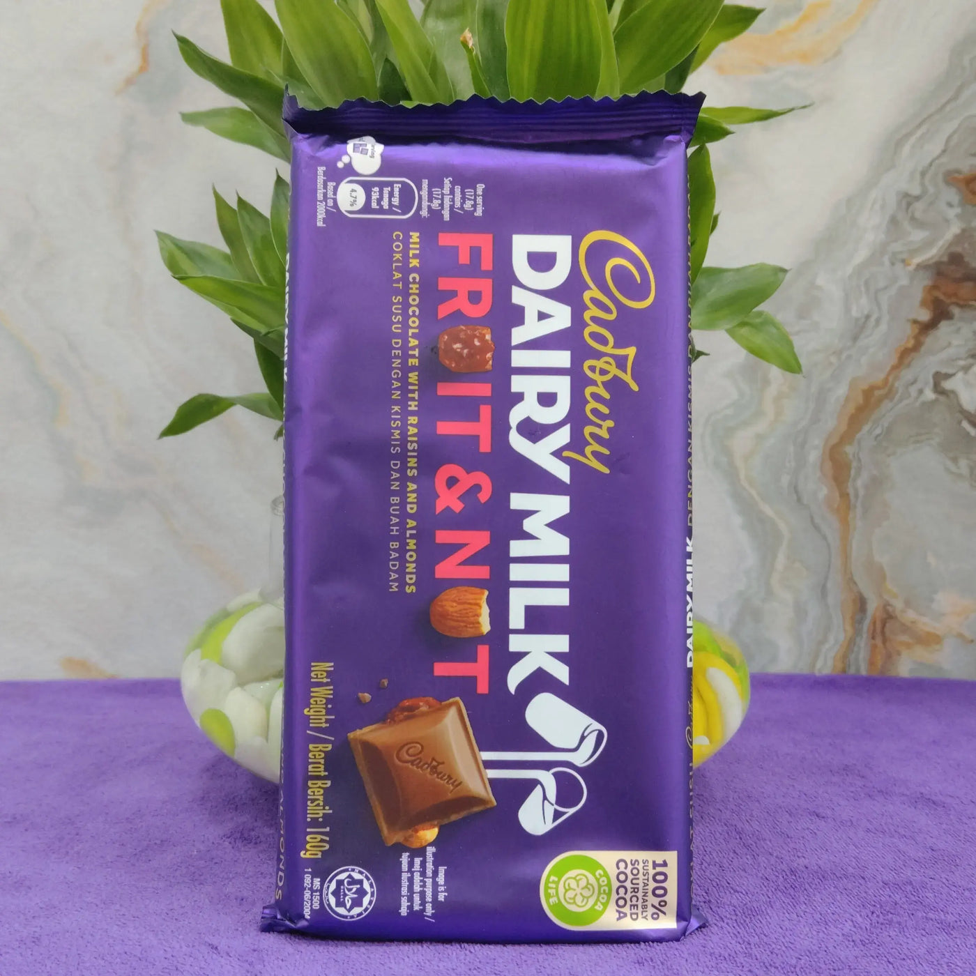 Cadbury DairyMilk Fruit & Nut - 160G