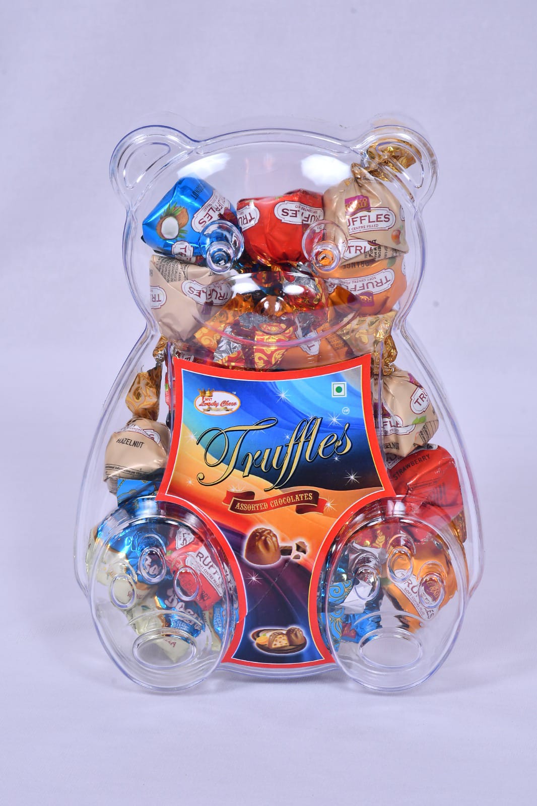 Lovely Choco Assorted Truffles Bear Jar