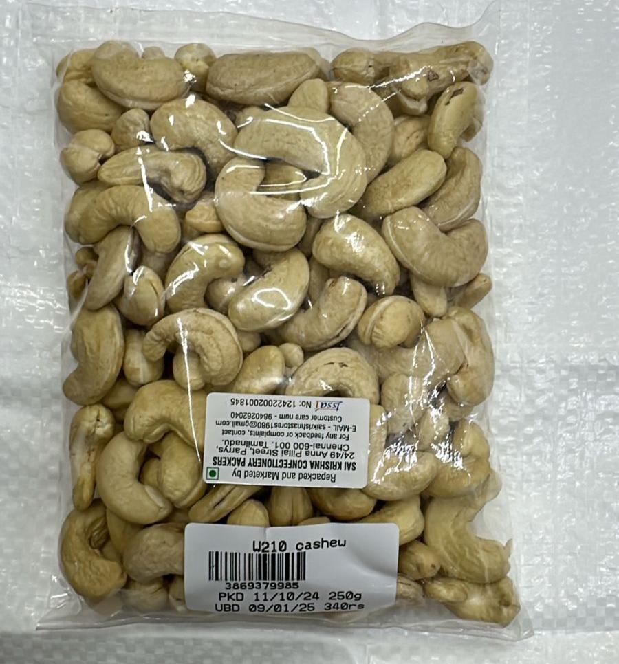 Premium Cashew Nuts W210 (250g)