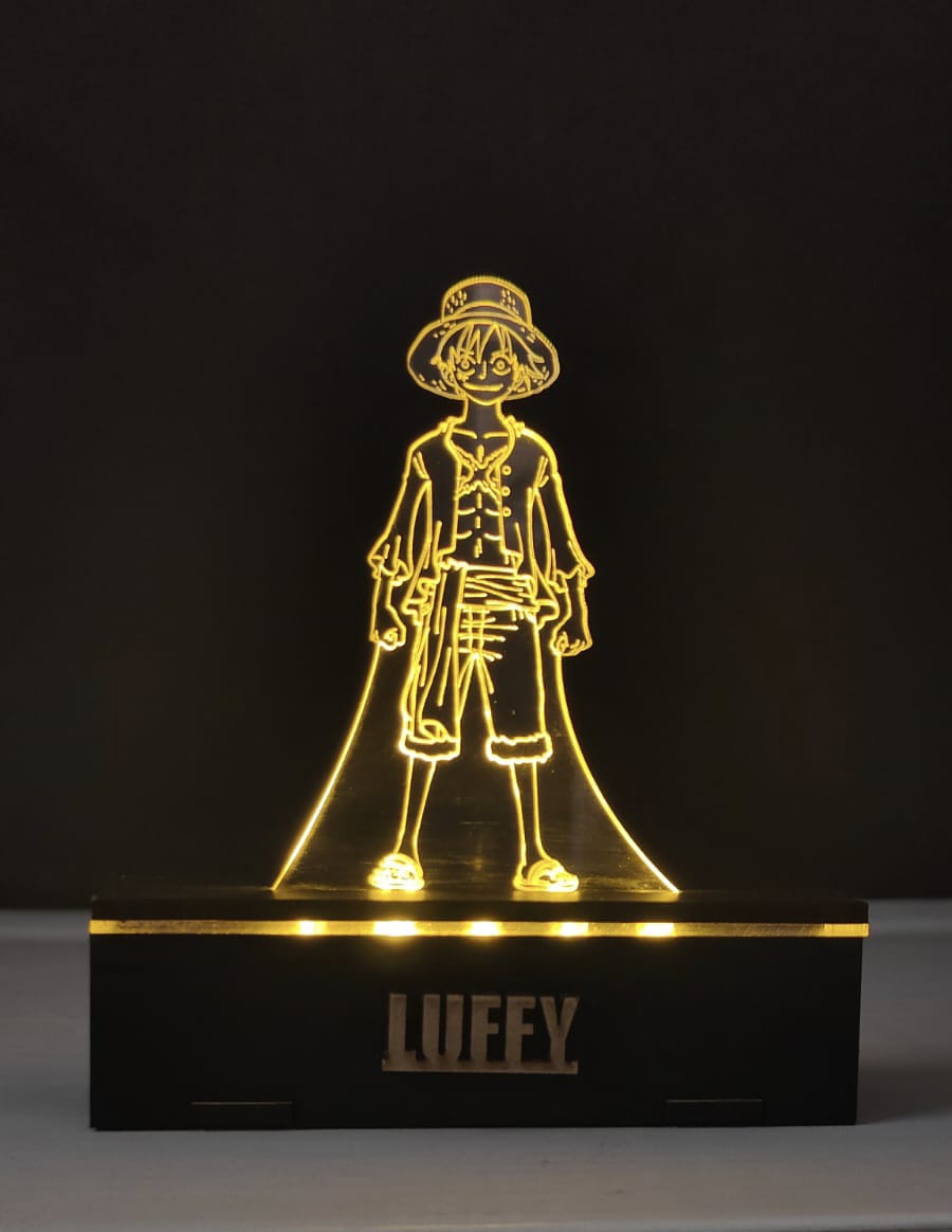 3D LED Anime Lamps - Iconic Character Collection