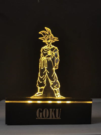 3D LED Anime Lamps - Iconic Character Collection