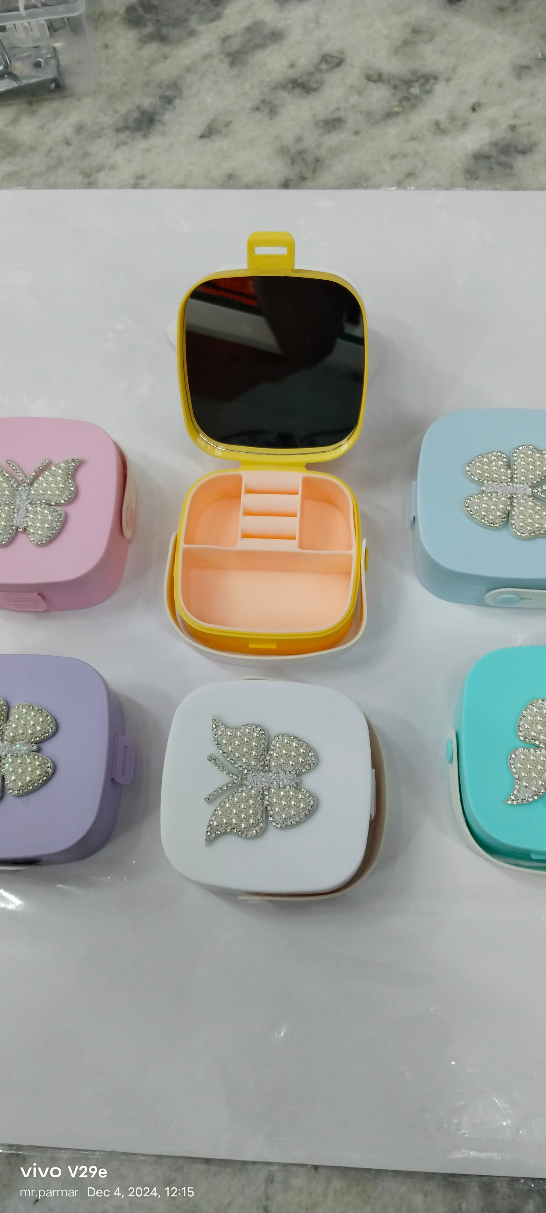 Elegant Butterfly Mini Jewelry Organizer