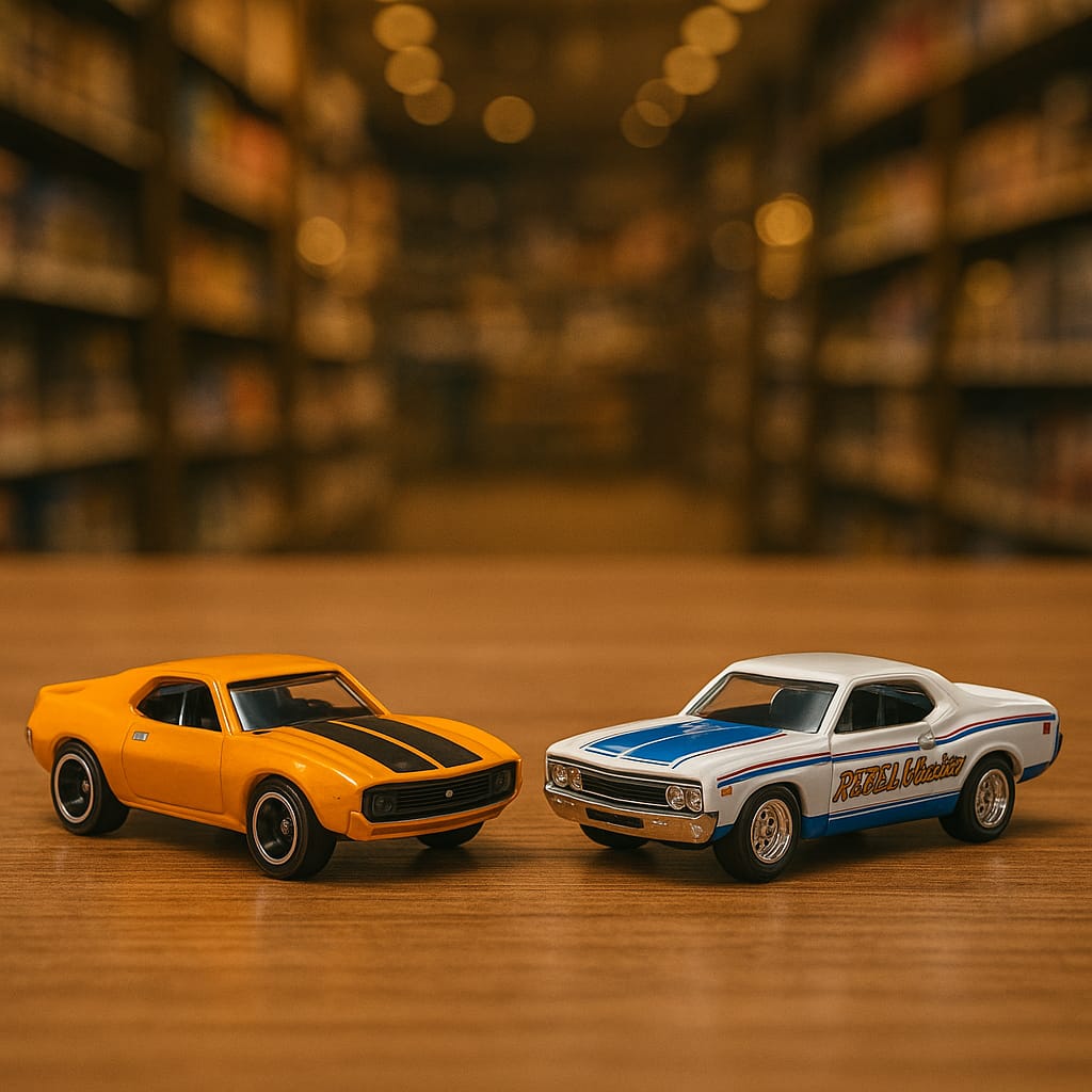 Muscle Meets Machine Hot Wheels Premium โ โ71 AMC Javelin x AMC Rebel Machine (Car Culture ...