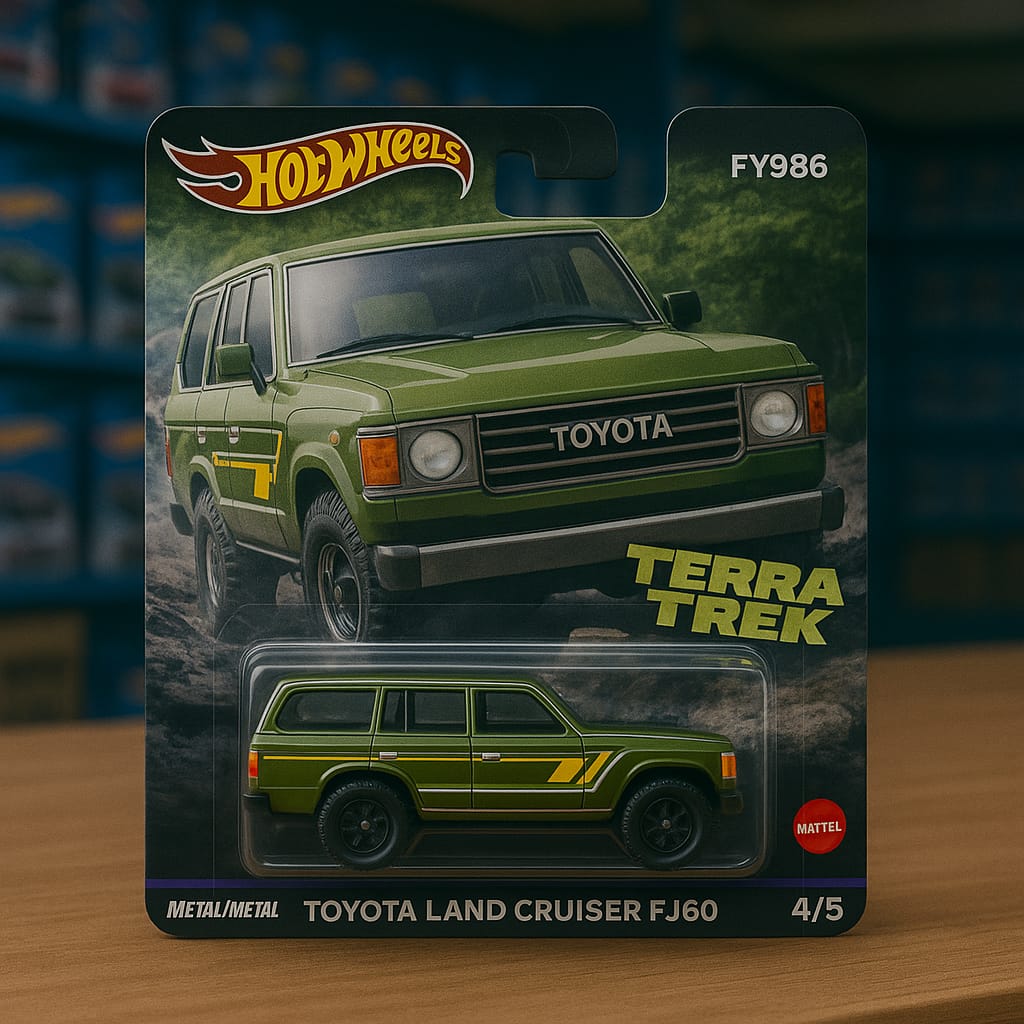 Hot Wheels Premium – Toyota Land Cruiser FJ60 (Terra Trek Series | 4/5)