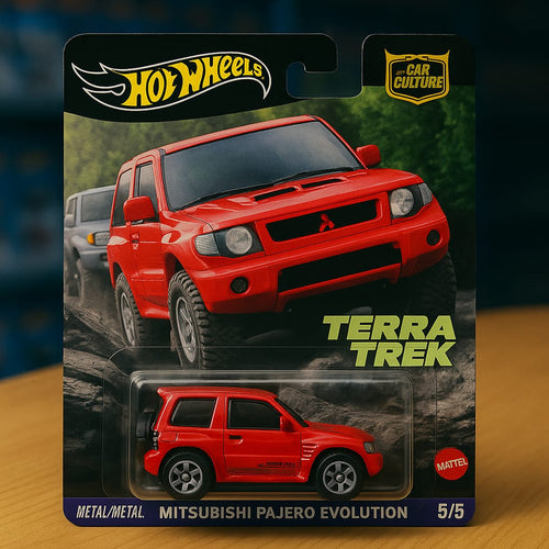 Hot Wheels Premium – Mitsubishi Pajero Evolution (Terra Trek Series | 5/5)