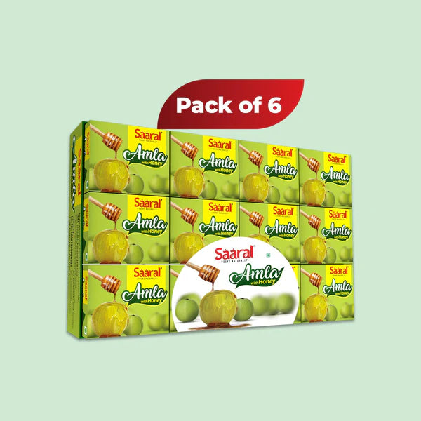 Saaral Honey Amla Murabba (12pcs Family Pack - 300gms)