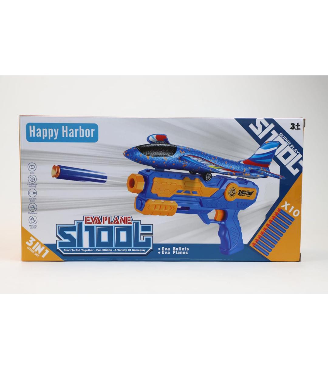 EVA PLANE SHOOTER 3 IN 1 GAME SET