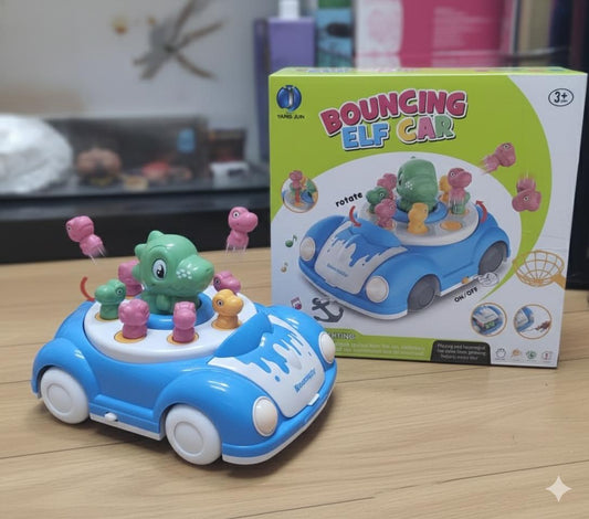 Bouncing Dinosaur Pop-Up Interactive Bump & Go Action Toy