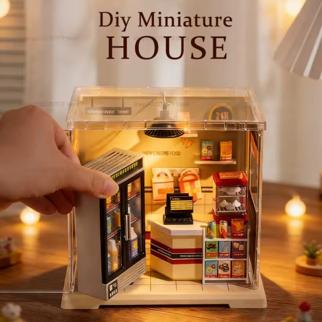 MINIATURE HOUSE - DIY Kit Perfect gift for your Kids.