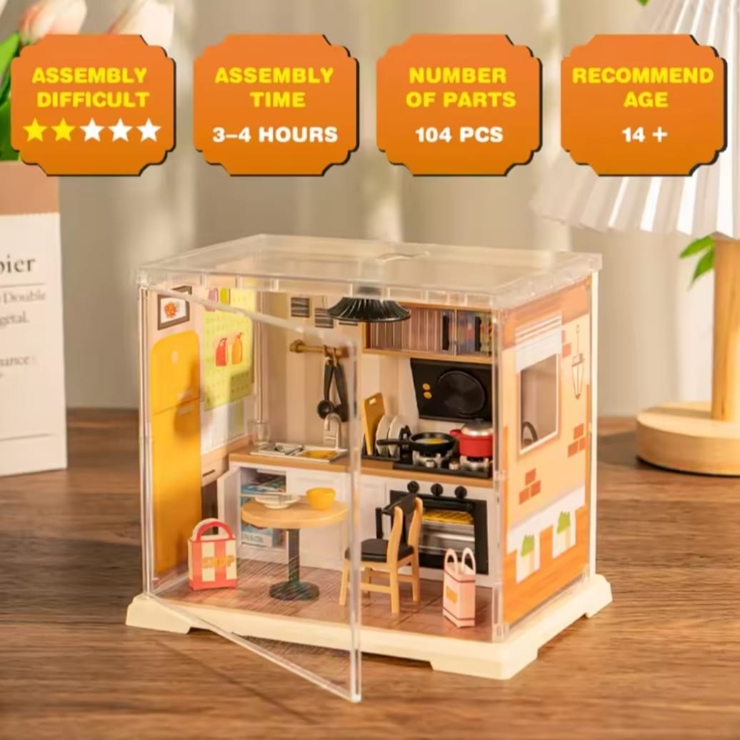 MINIATURE HOUSE - DIY Kit Perfect gift for your Kids.