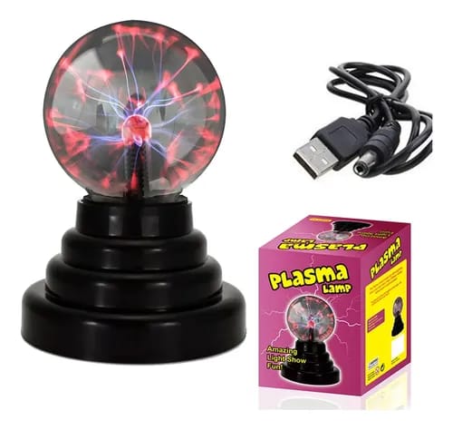 Interactive Touch-Sensitive Plasma Ball Lamp – Retro Nebula Lightning Globe for Desk, STEM Science Decor & Ambient Mood Light