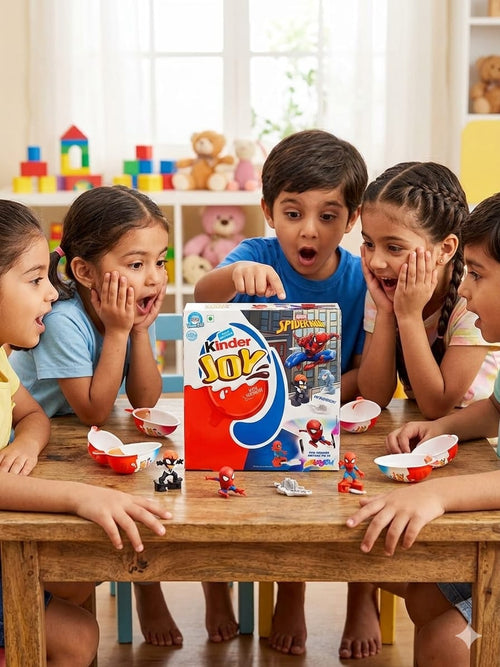 Unleash the Hero Within: Kinder Joy Marvel Spider-Man Special Edition! 🕸️48Pcs Pack