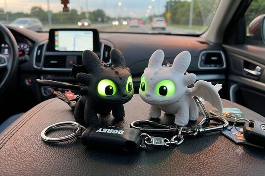 Mini Dragon Lighting Keychain with Moving Wings limited edition (Pack of 2)