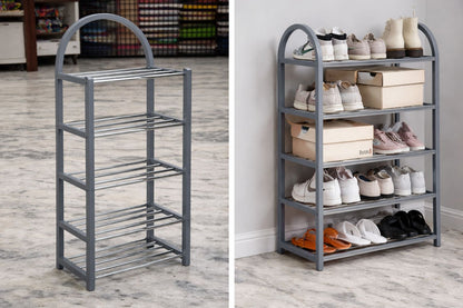 6 in 1 Essential Combo Set. Shoe Rack, 9 in 1 Mop, Bathroom Holder, USB Veg Cutter, Electric Foldable Kettle, Oil Spray Bottle