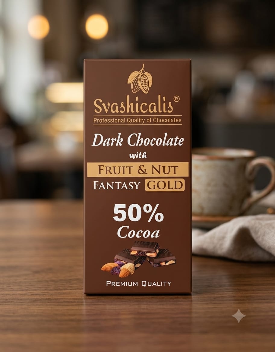 Svashicalis Premium Artisan Chocolate Bar (80g) (Pack of 2)