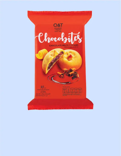 O&T Chocobites Chocolate Melts Cookies - 120g