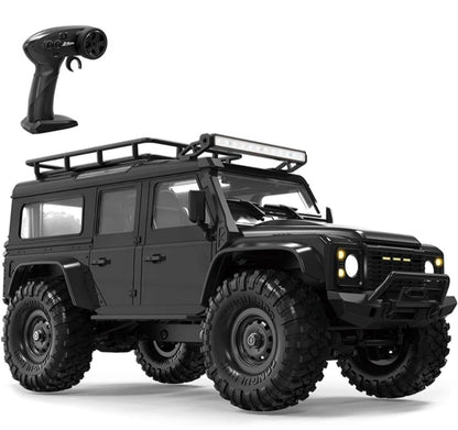 1/16 High Simulation Remote Control Truck 4x4 Big Foot All Terrain Off Road Car with Professional Shock Absorber System, 2.4G Rechargeable Electric RC Car