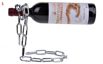 Defy Gravity: The Floating Magic Chain Bottle Holder