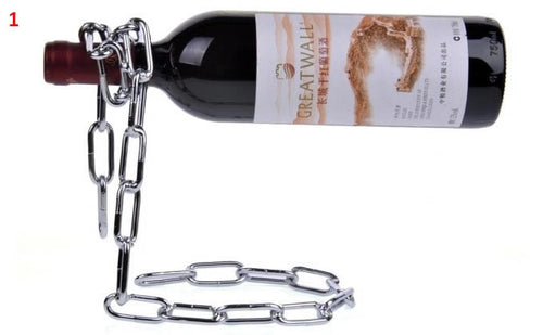Defy Gravity: The Floating Magic Chain Bottle Holder