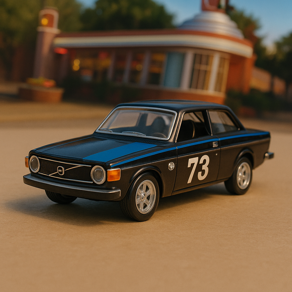 🖤 ‘73 Volvo 142 GL – Hot Wheels Premium (Boulevard Series #111)