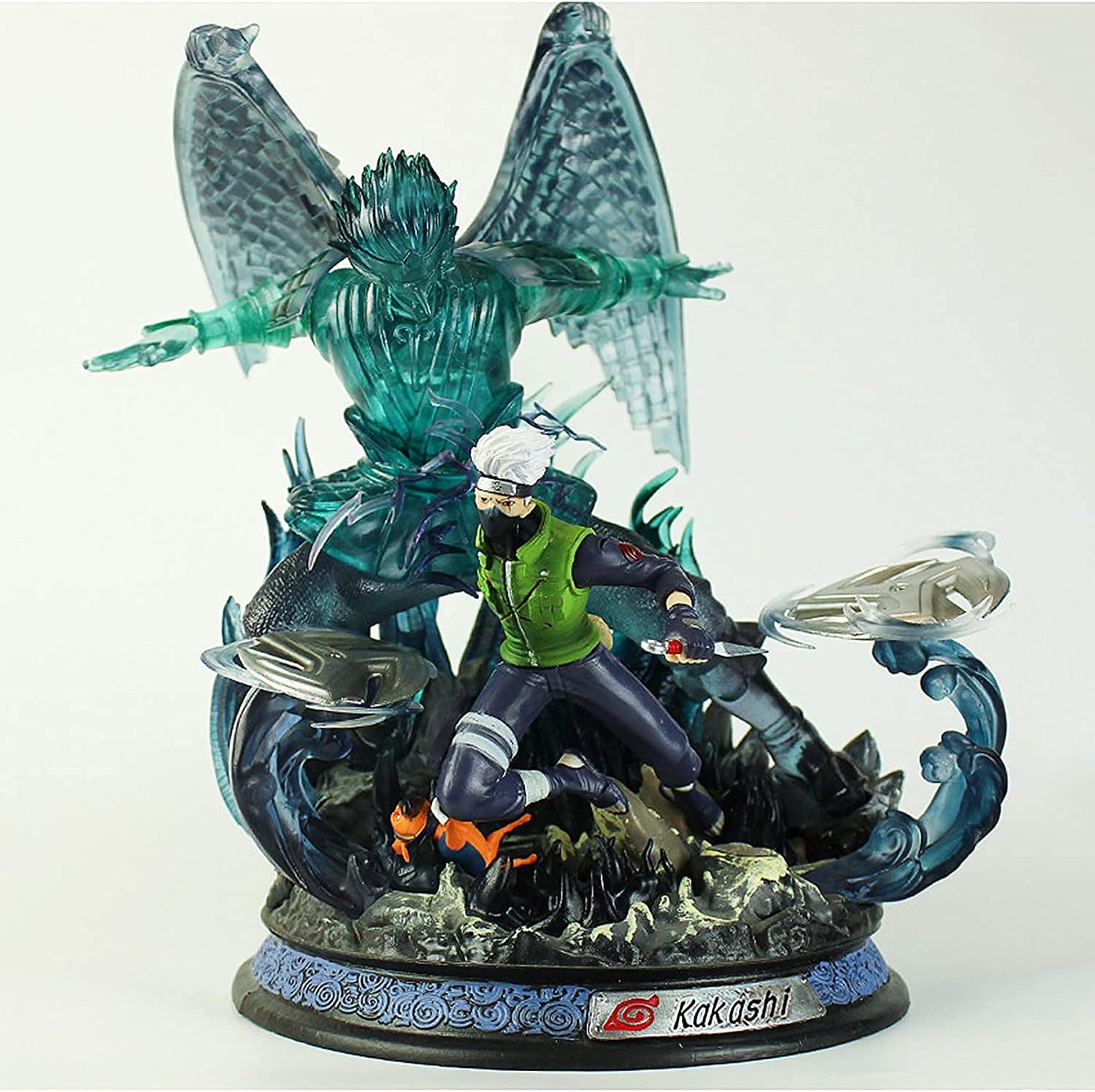 Kakashi Hatake with Susanoo Statue