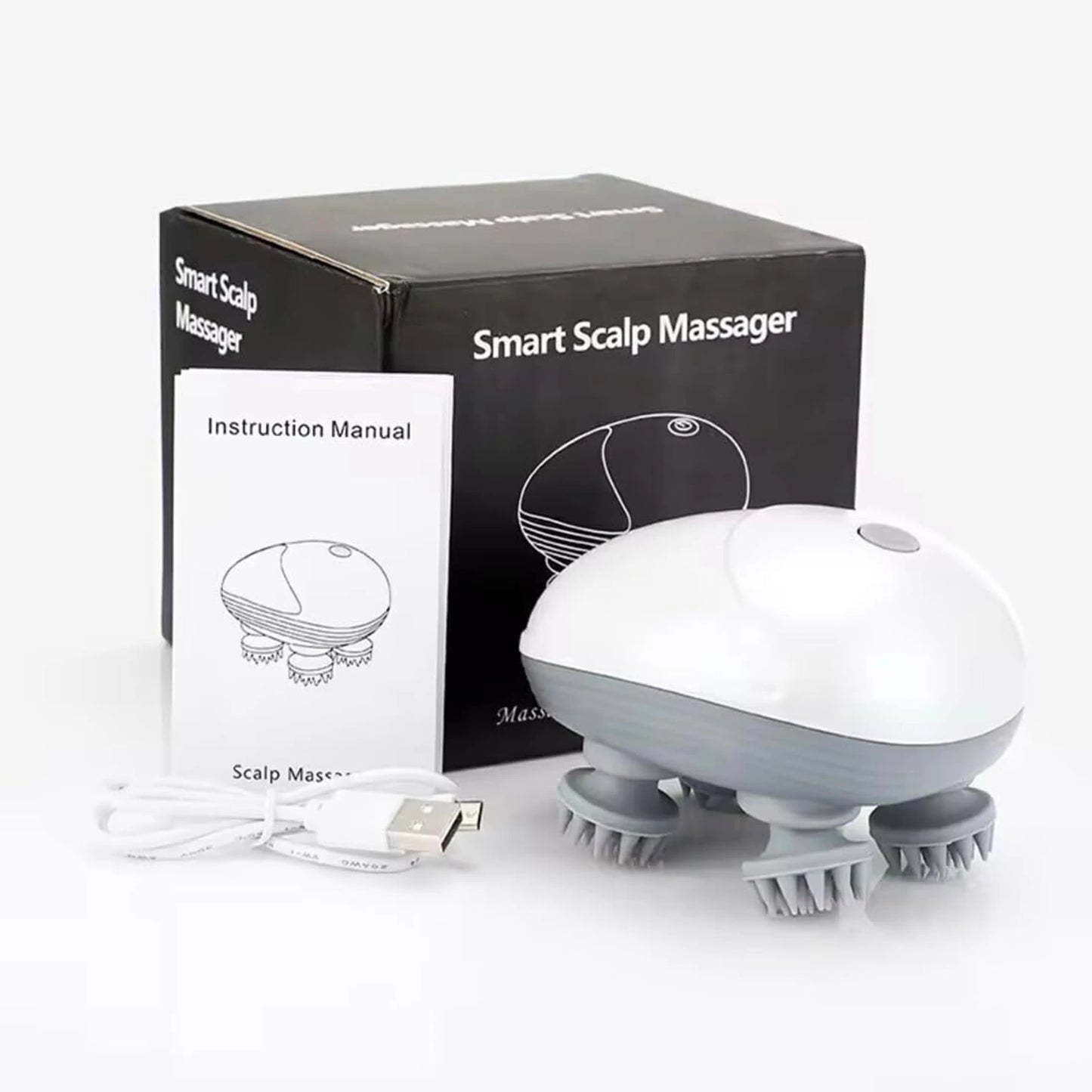 Cordless Scalp Head Massager Feels Like Real Hands Multicolor Massager Massager