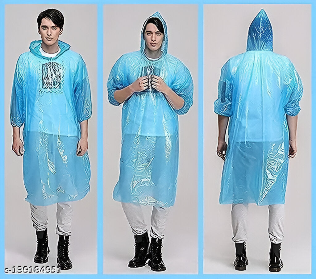 Pocket Size Easy to Carry Digi Raincoat- Rain Card (Pack of 5 Free Size)