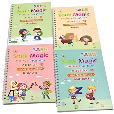 Magic Smart Book for Kids | Reusable Practice Book with 1 Pen & 5 Refills | Educational & Fun