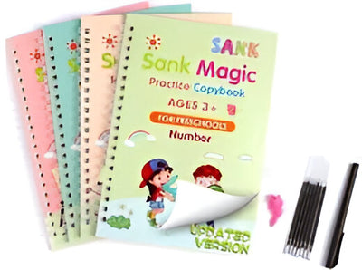 Magic Smart Book for Kids | Reusable Practice Book with 1 Pen & 5 Refills | Educational & Fun