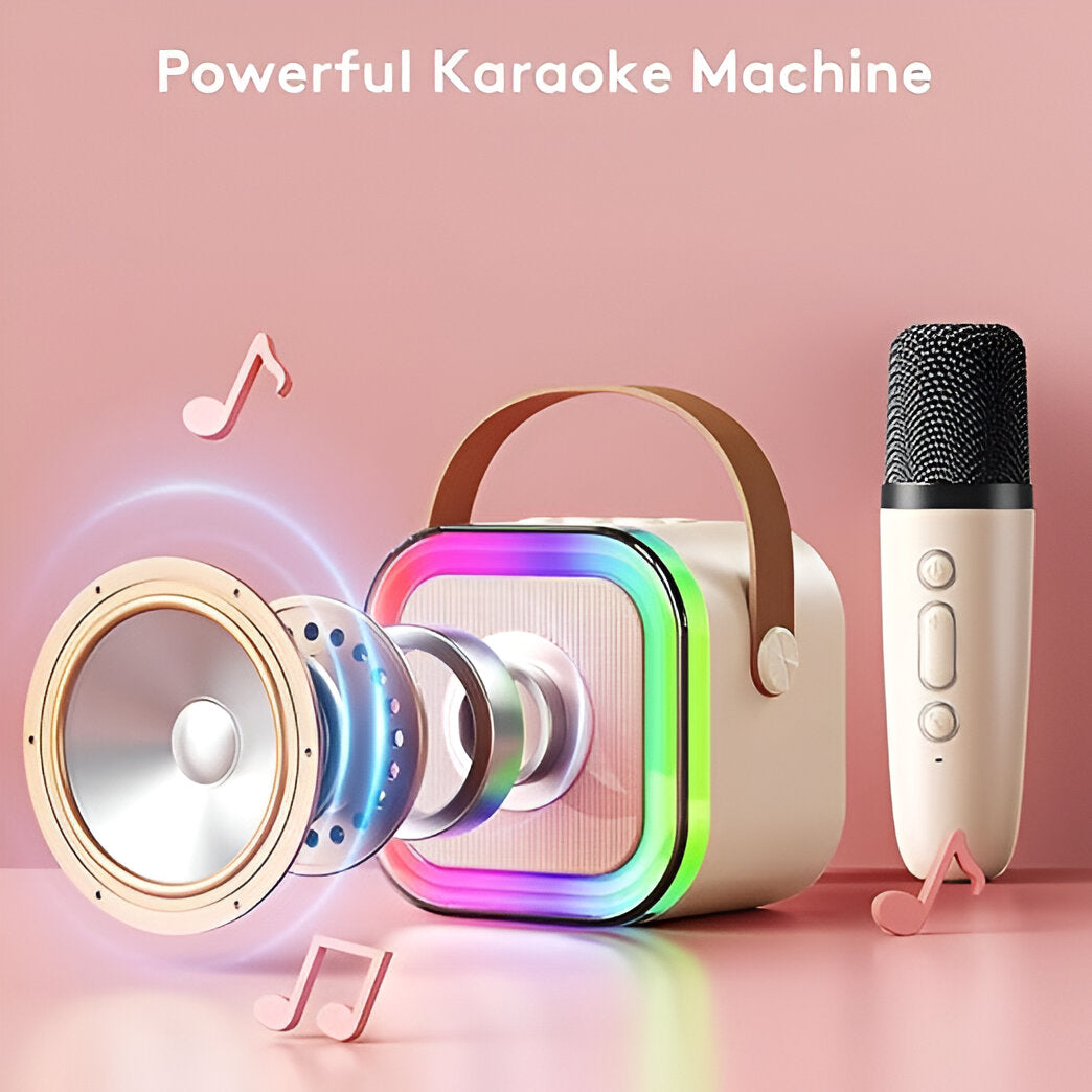 Mini Karaoke Machine with Kids Microphone