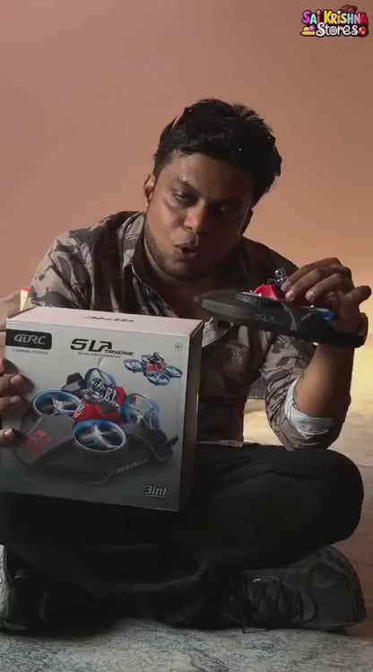 TriRider 3-in-1 RC Flying Car Toy | Air, Land & Water Remote Control Vehicle | RC Car + Boat + Jet Plane | Rechargeable | All-Terrain Adventure Toy for Kids & Boys (6+ Years) DRONE