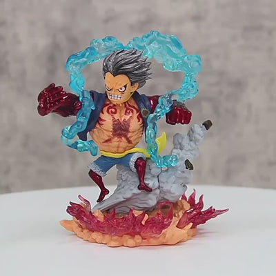 One Piece: Luffy Gear Fourth Ape King Gun vs Doflamingo Battle Scene Model