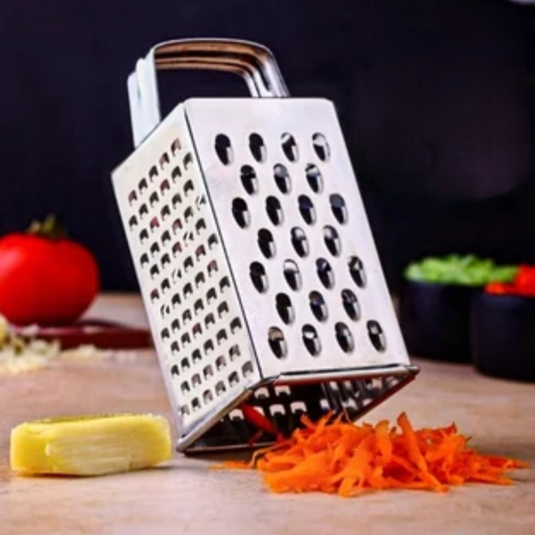 STAINLESS STEEL 4-IN-1 SLICER & GRATER – MULTIFUNCTIONAL KITCHEN TOOL
