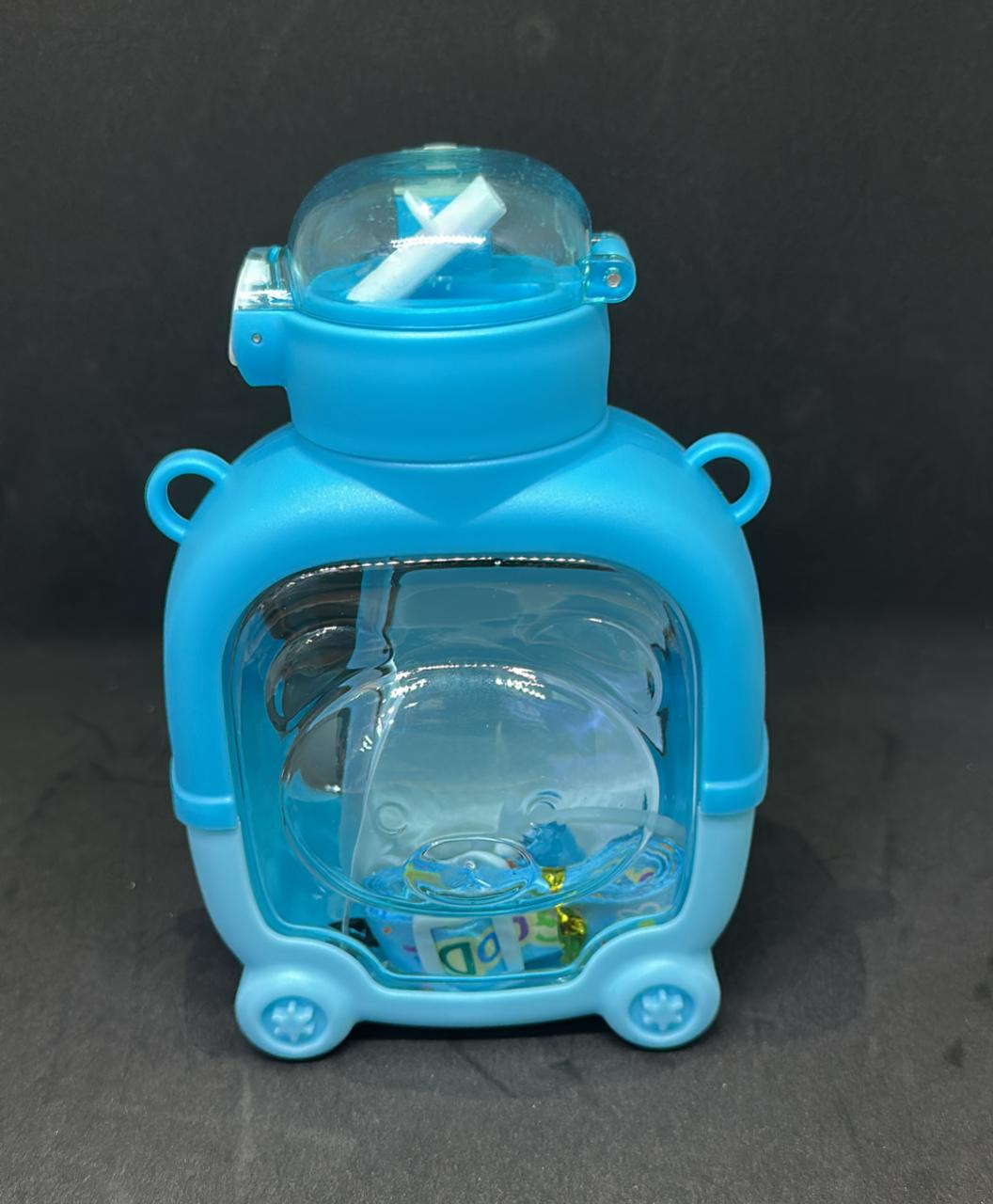 TV-Shaped Cartoon Water Bottle with Strap