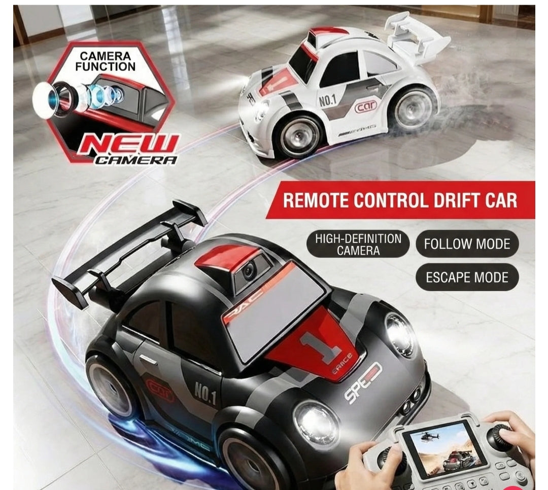 Mini RC Sensor car With High-Definition Camera & In Build Display Controller (Assorted Colours)