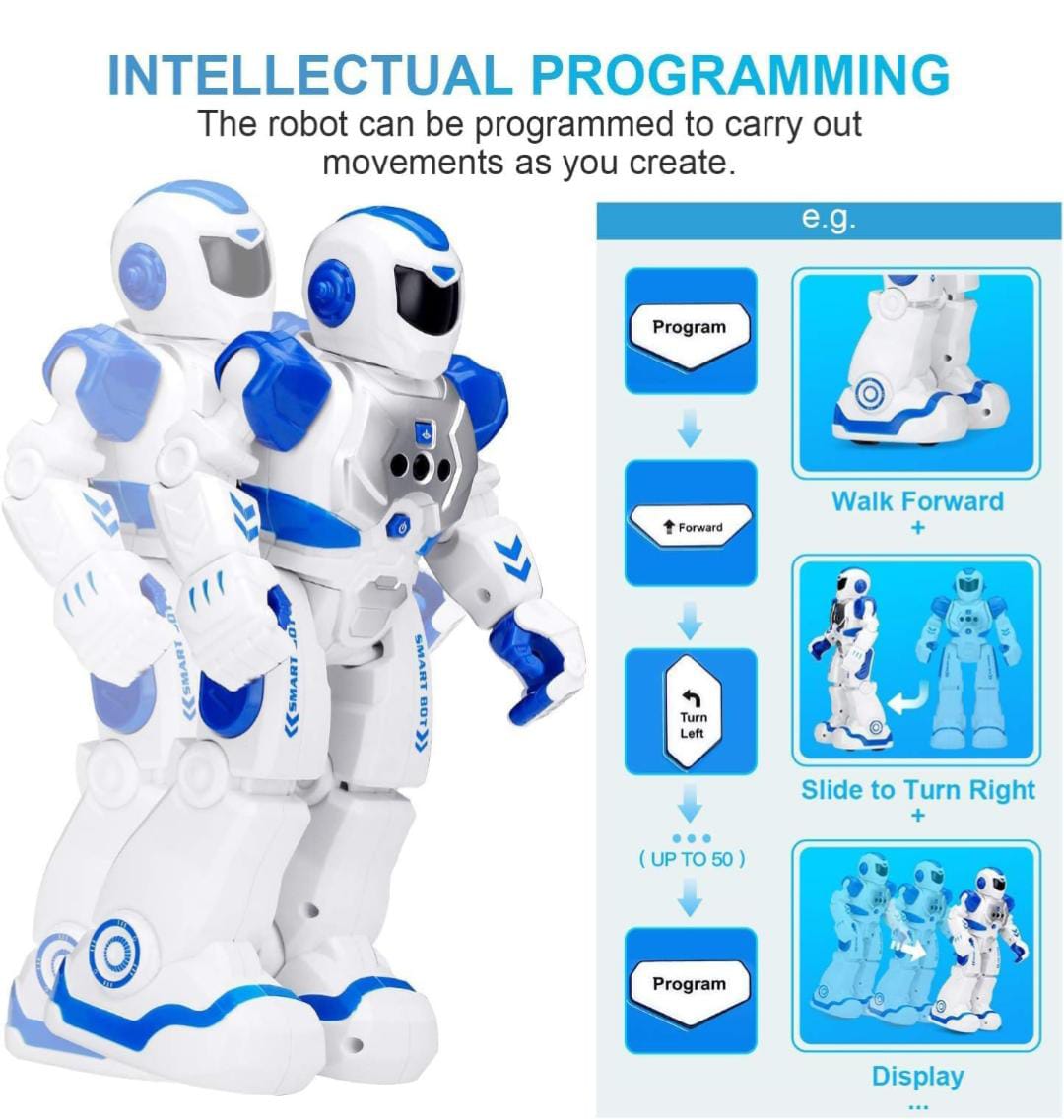 Programmable Smart RC Robot – Interactive Walking, Sliding & Dancing Robot