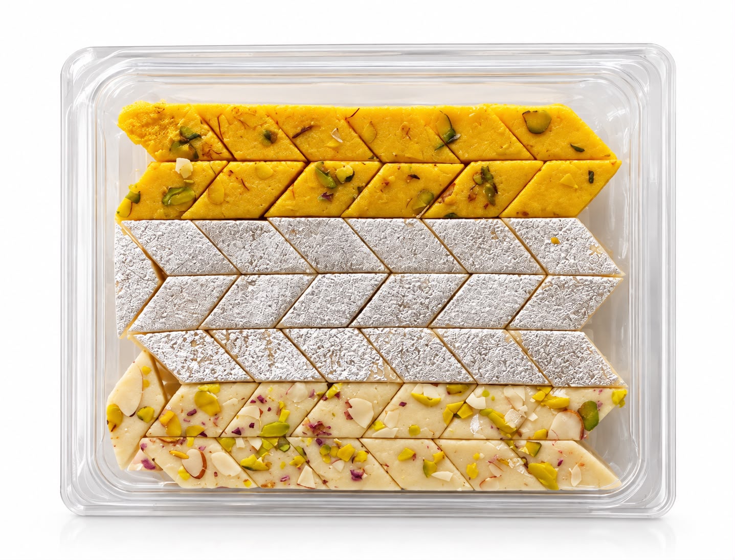 Premium Assorted Kaju Katli Gift Box (225g) – Trio Delight