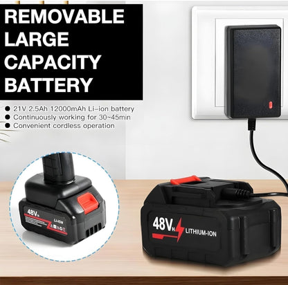 Cordless Portable Wireless Pressure Washer Gun 48V 12000mah High Pressure Water Gun for Car Wash Bike Washing Cleaning| Adjustable Nozzle and 5M Hose Pipe