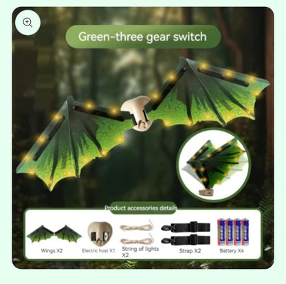 Kids LED Dragon Wings Costume – Light-Up Wearable Wings for Fantasy Play & Dress-Up Adventure