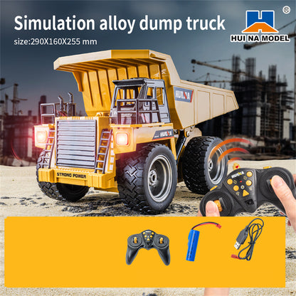 Huina 1534 RC Dump Truck – Heavy Duty 1/18 Scale Construction Model jcb