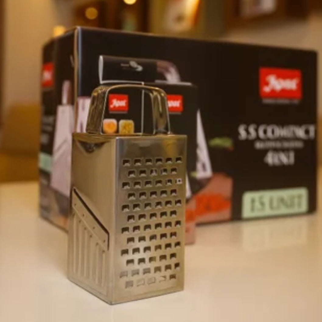 STAINLESS STEEL 4-IN-1 SLICER & GRATER – MULTIFUNCTIONAL KITCHEN TOOL