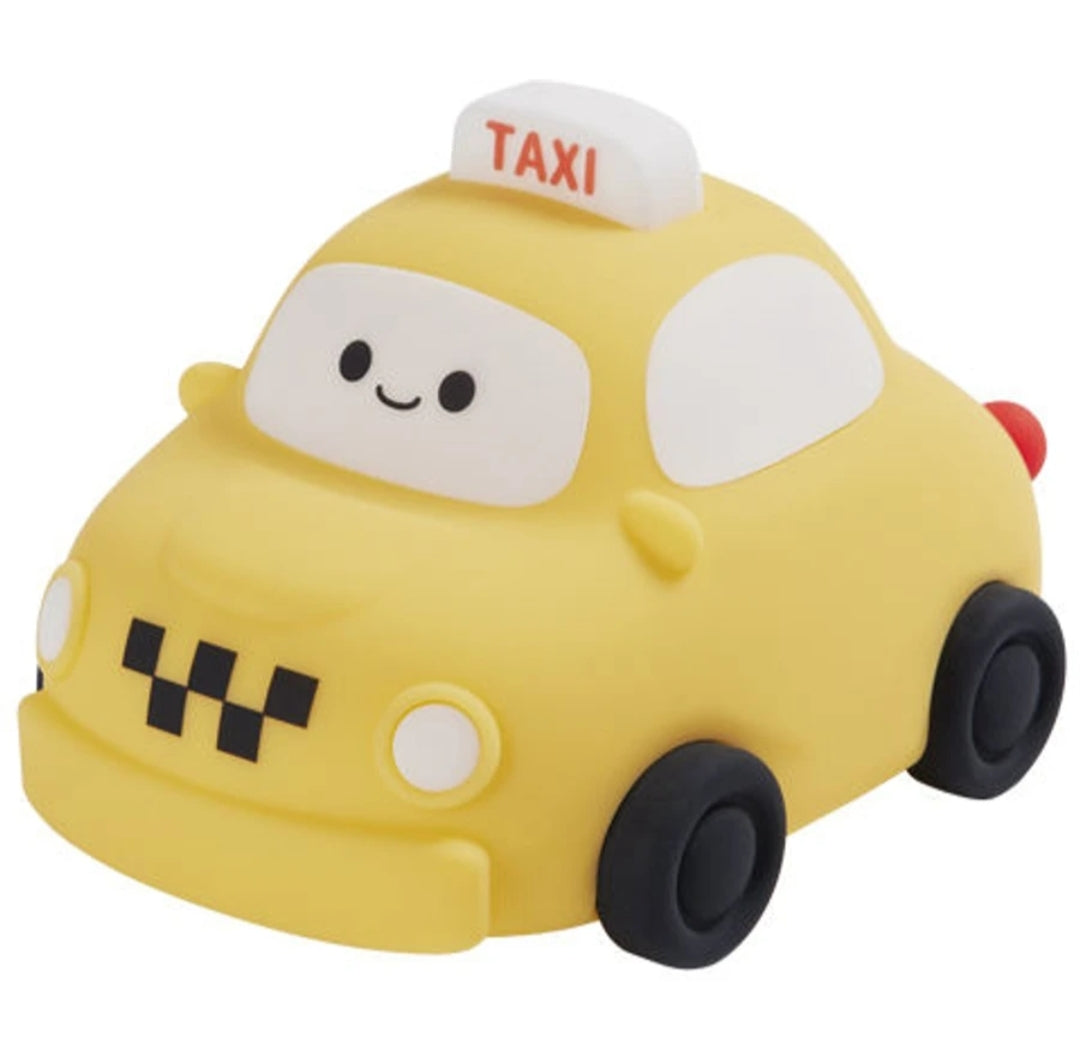 Taxi Night Silicone Lamp – Rechargeable LED Night Light for Kids, Dimmable Touch Sensor.