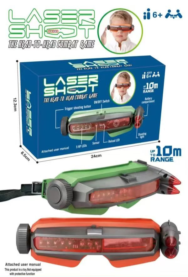 Laser Shoot: Electronic Laser Tag Game For Kids Battle Game, Head-to-Head for 2 Player