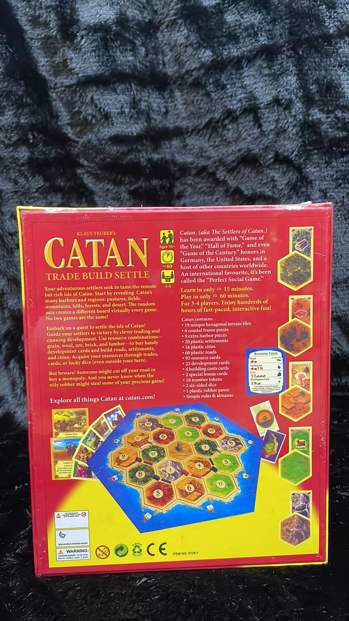 Klaus Teuber's Catan - Trade Build Settle Board Game