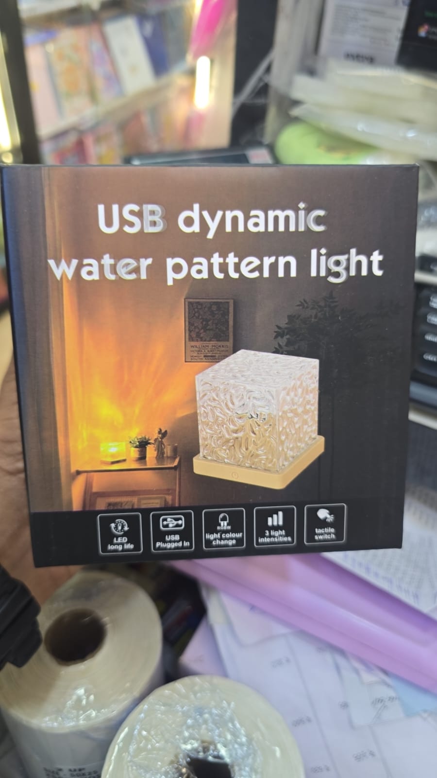 Water Pattern Night Lamp – Create a Relaxing Atmosphere.