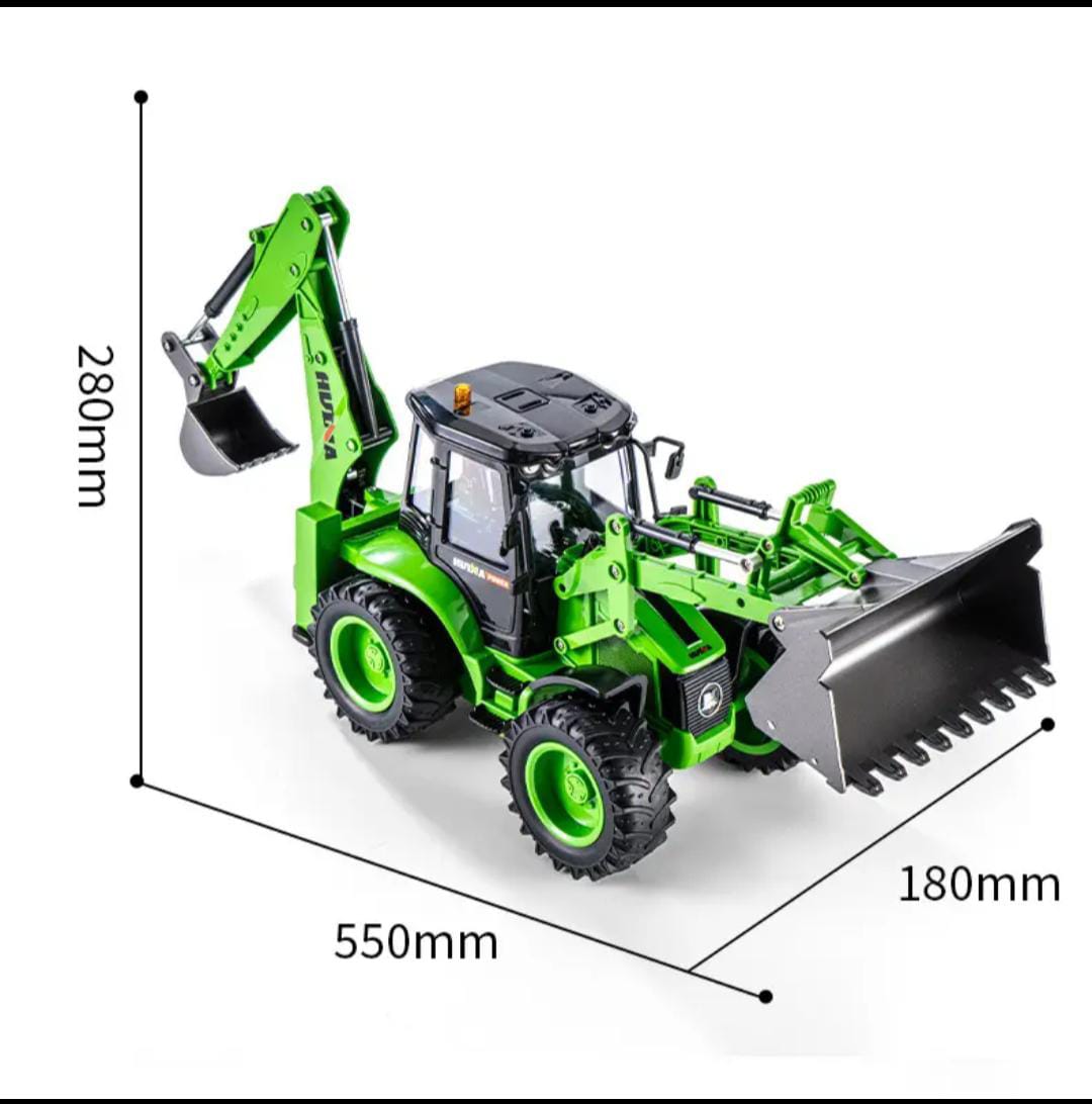 HUINA 1579 RC BACKHOE LOADER SCALE 1/14 - Main Image